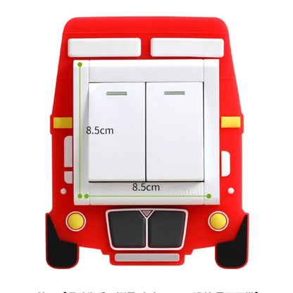 1 Pc Children Bedroom 3D Silicone Switch Sticker