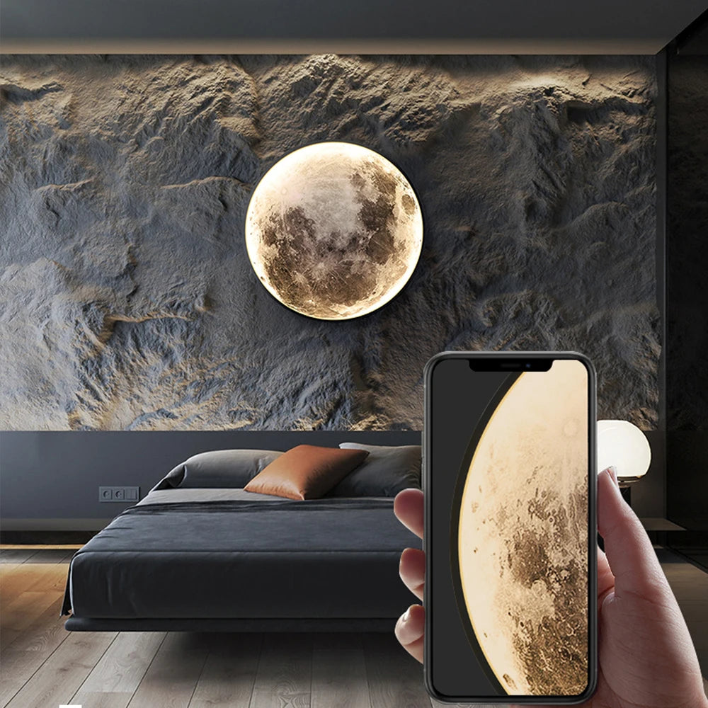 Moon LED Wall Lamp Night Light